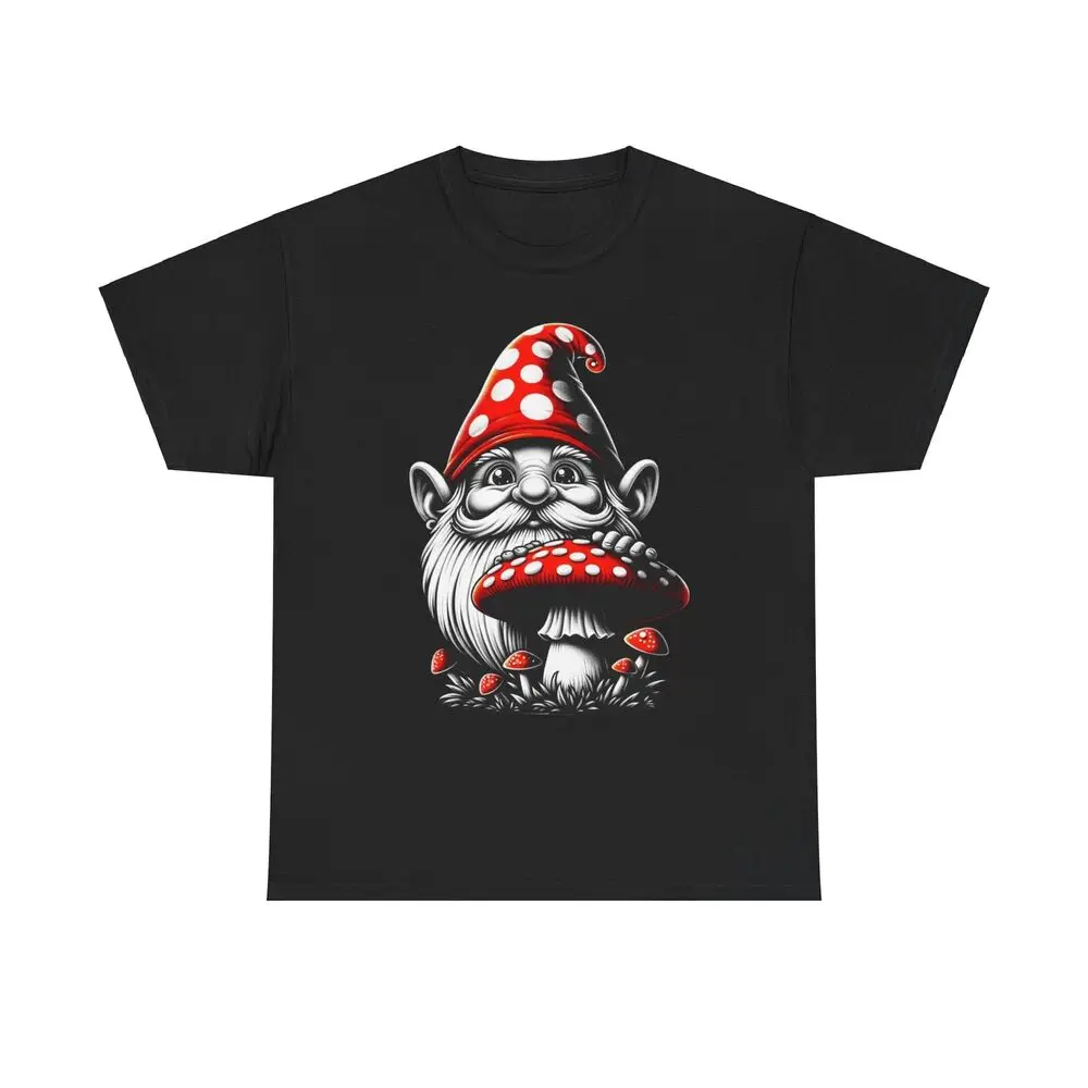 Mystic Mushroom Munchkin Tee: Enchant Your Wardrobe! Anime Graphic T-shirts Y2K Tops Unisex Summer Short Sleeve