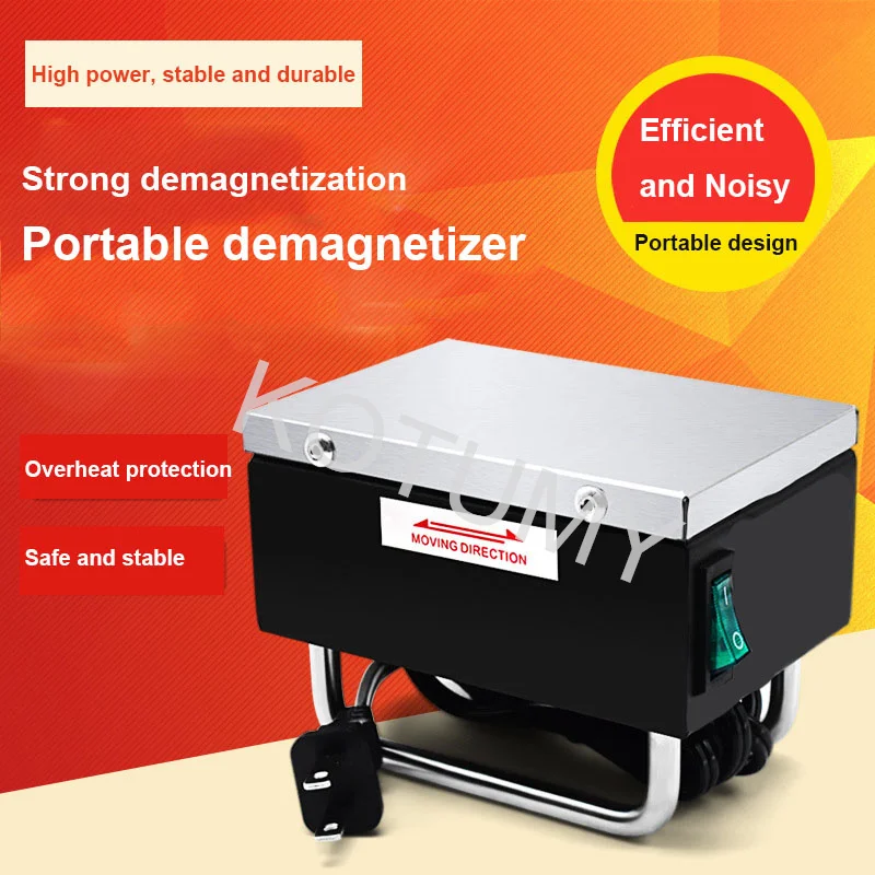 Portable Industrial Demagnetizer Overheat Protection Handheld Powerful Mute Degausser Mini Mold Degaussing Tools 220V