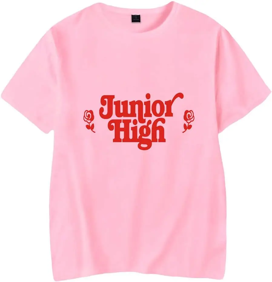 

Футболка Junior h Merch для концертов, Мужская футболка в стиле хип-хоп, уличная одежда, музыкальная футболка «плавник недели»