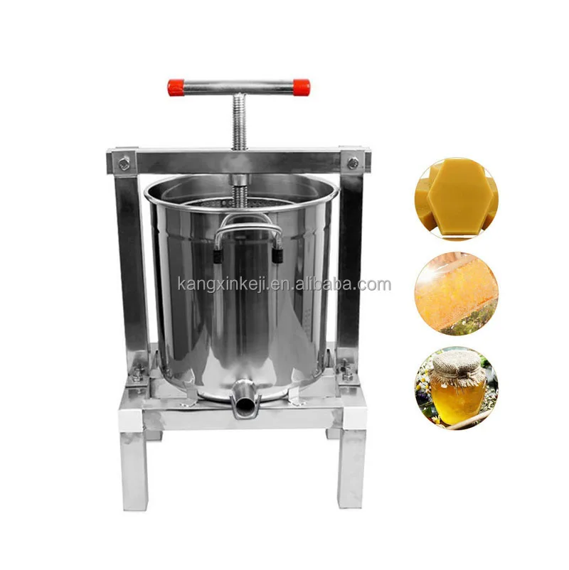 

Honey Extractor Stainless Steel Wine Press Filter Honey Shaker Wax Presser Extractor Honey Squeezing and Extracting Machine