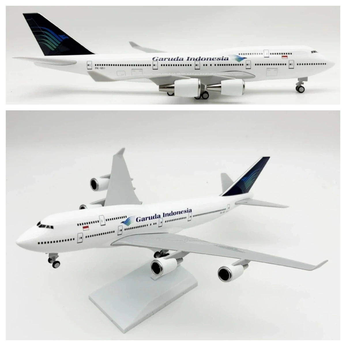 

B747 Garuda indonesia Model Airlines Resin Model Planes 1/250 Scale 30cm Set Attractive Desk Accessories and Room Decorations