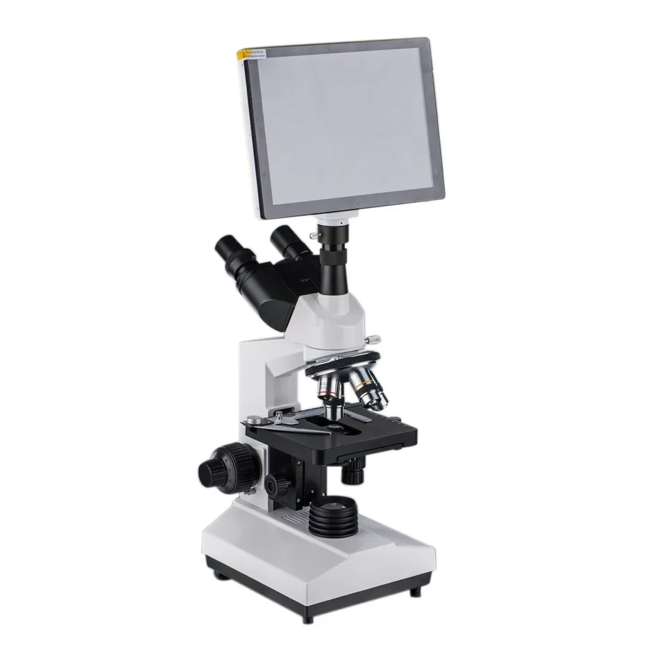 

HXSZ-107TD Hot Sale Laboratory Equipment Optical Binocular Biological Educational Microscope with lcd screen