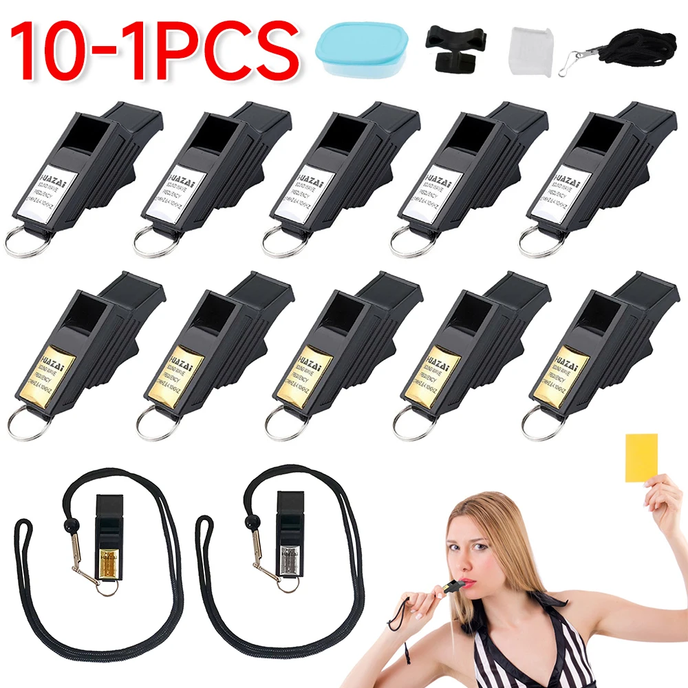 

10-1 шт., пластиковые свистки