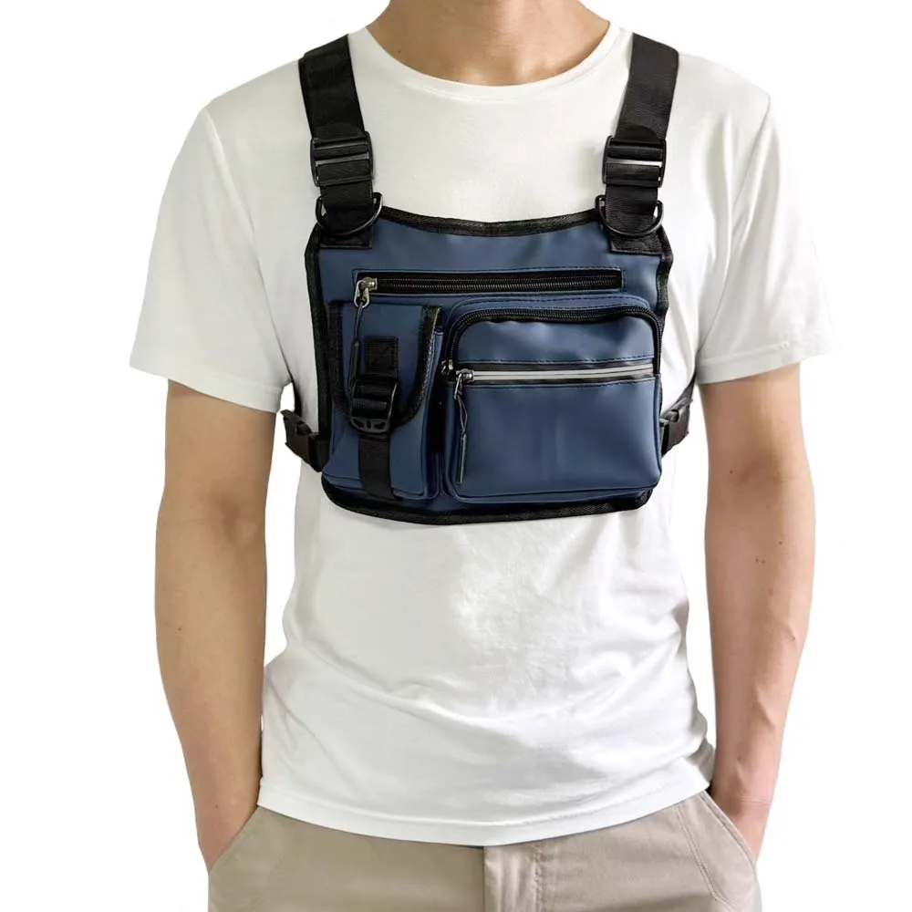 Bolso de pecho personalizado con chaleco reflectante MOLLE para trabajo