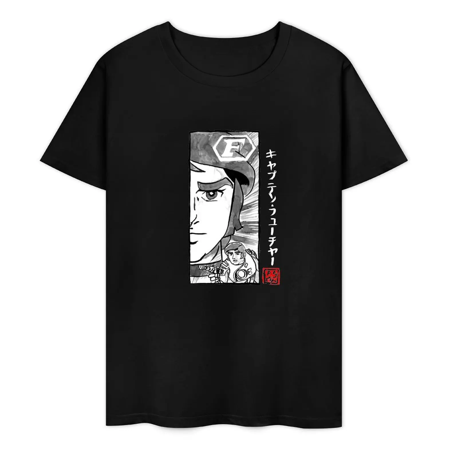 kumitate captain flam T-Shirt designer shirts shirts graphic tee anime stuff men clothes