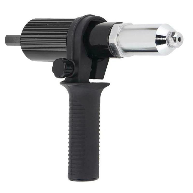 Adattatore per rivettatrice per rivettatura a batteria multifunzione con inserto per rivettatrice, dado in lega