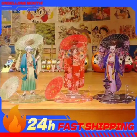 Kamisama Kiss Umbrella Kimono Ver. Nanami Acg Stand   Tomoe Acrylic Stand Mizuki Figure Standing Plate Cosplay Prop Collect Toys