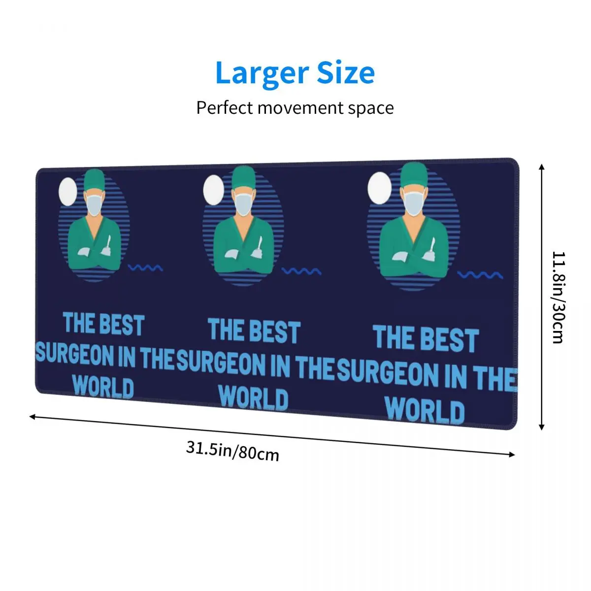Large Mouse Pad The Best Surgeon In The World Gamer PC Laptop Mats Keyboard Carpet Computer Gaming Office Accessories Desk Mat