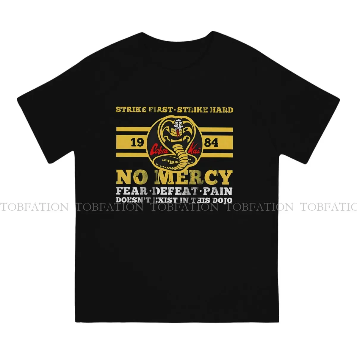 Cobra Kai 1984 NO MERCY Tshirt Homme Men Clothes 4XL 5XL 6XL 100% Cotton T Shirt