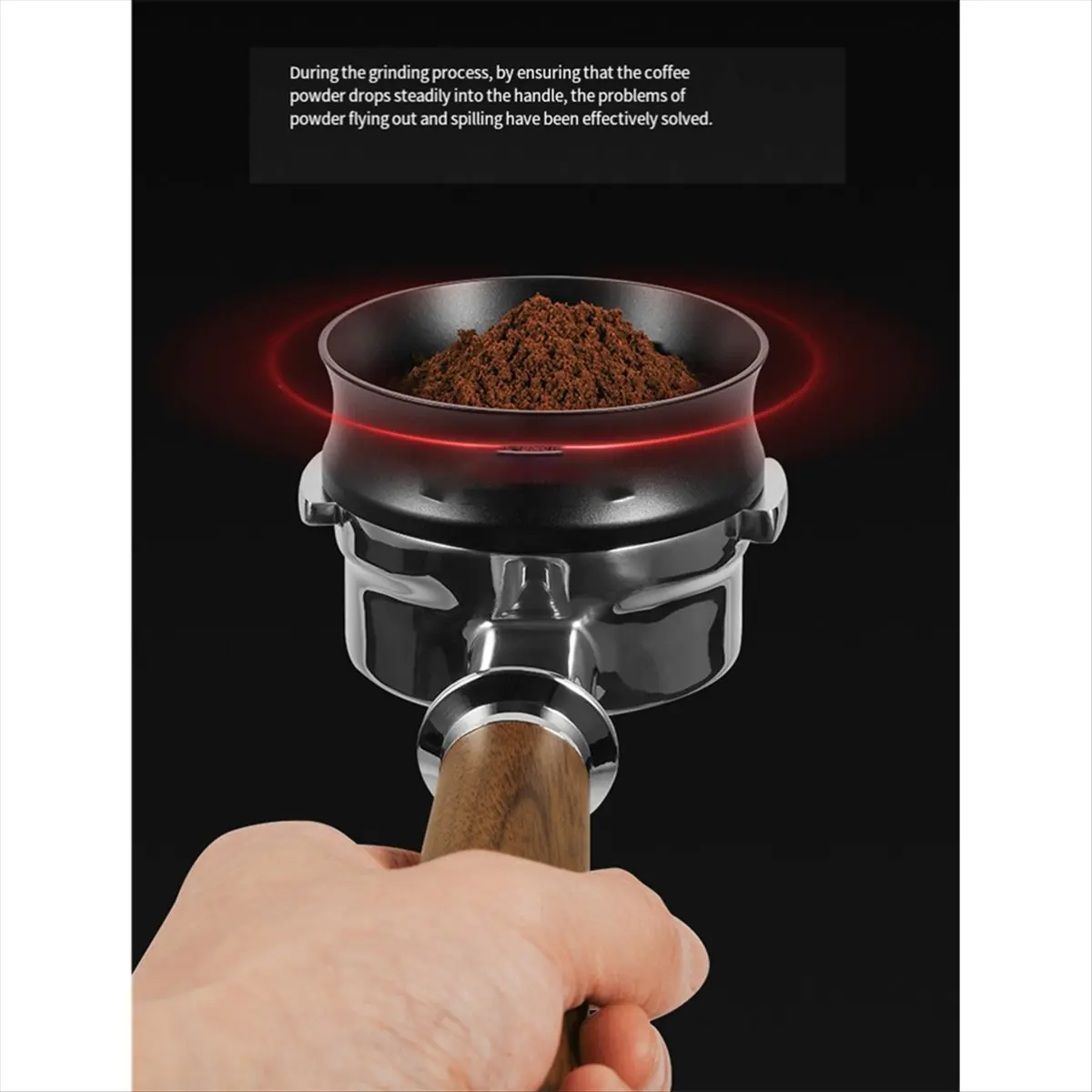Coffee Dosing Rings Design Funnel for Espresso Machines Prevents Waste and Enhances Brewing Efficiency