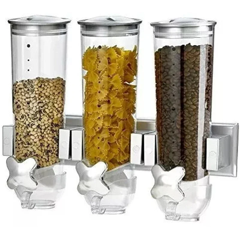 Food Jar Dispenser Safe Airtight High Capacity Grains Cereal Bucket Dispenser for Kitchen  Food Storage Machine  Cereal Bucket