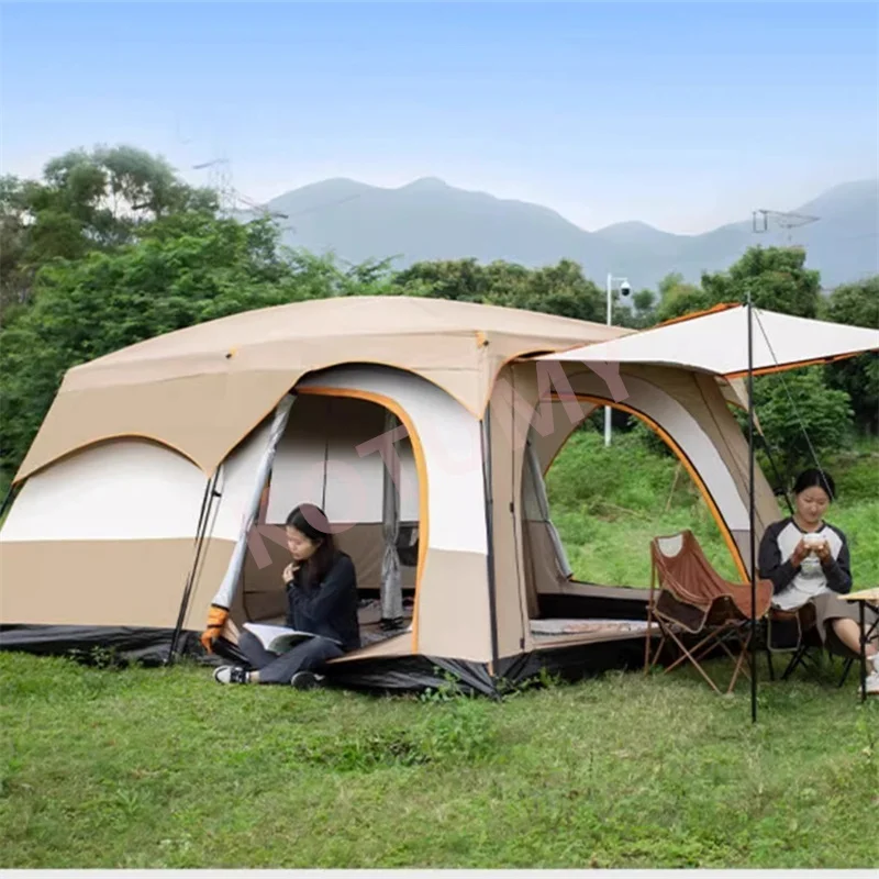 Outdoor Camping Family Tent Outdoor Family Camp Tour Equipment 4 Season Camping Tent Family Outdoor Backpacking Equipment