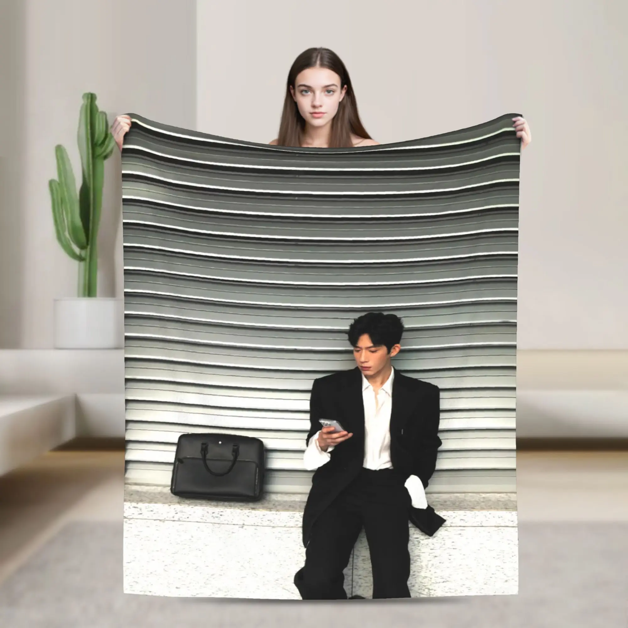 Warm Soft BlanketsChild Travel The Early Spring Luke Throw Blanket  Flannel Bedspread For Couch Chair Comfortable Sofa Bed Cover