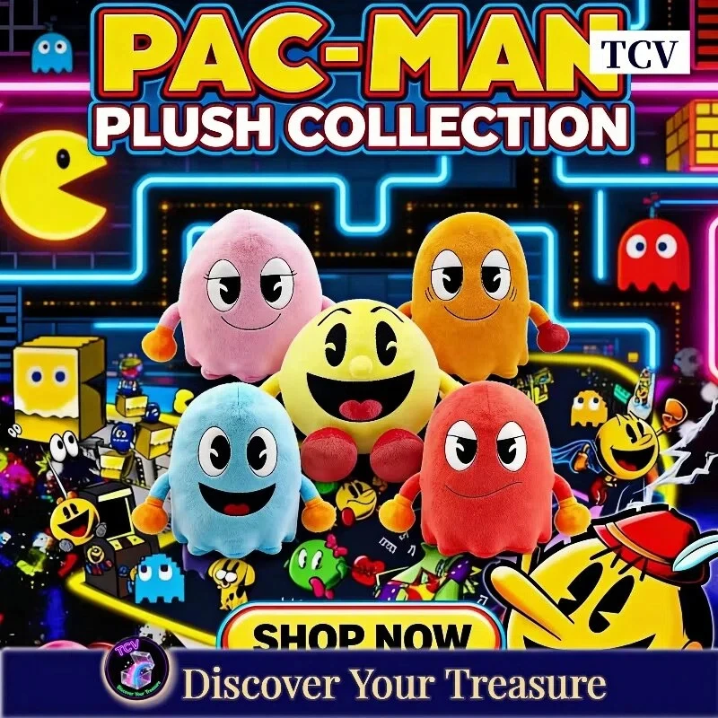 

Tcv Pac-Man Plush Toy Cute Yellow Cartoon Stuffed Doll Soft Plush Figure Bag Pendant Bedroom Decoration Gift For Kids Children