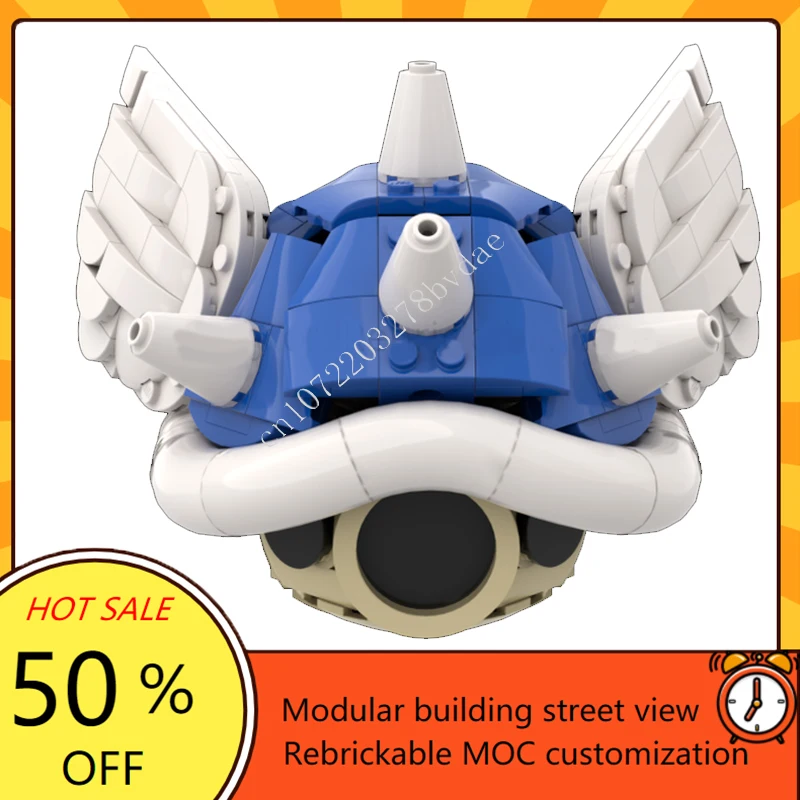 326PCS MOC City Animal Spiny Shell with Wings Zoo Cute Pets Accessories Home Assembly Technical DIY Friends Christmas Gifts