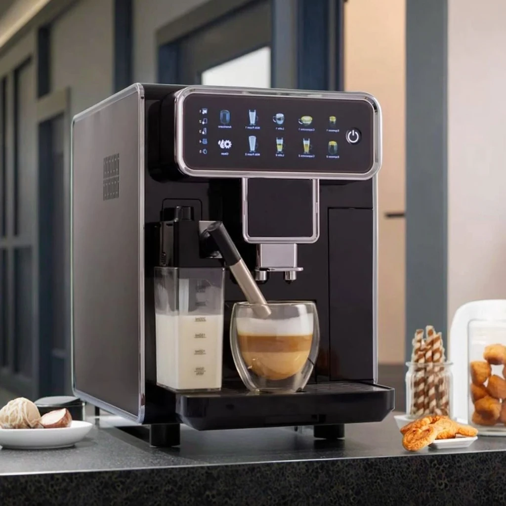 3 في 1 Cafeteras أفضل ماكينة صنع القهوة الأوتوماتيكية التجارية الإيطالية باريستا اسبريسو للمنزل