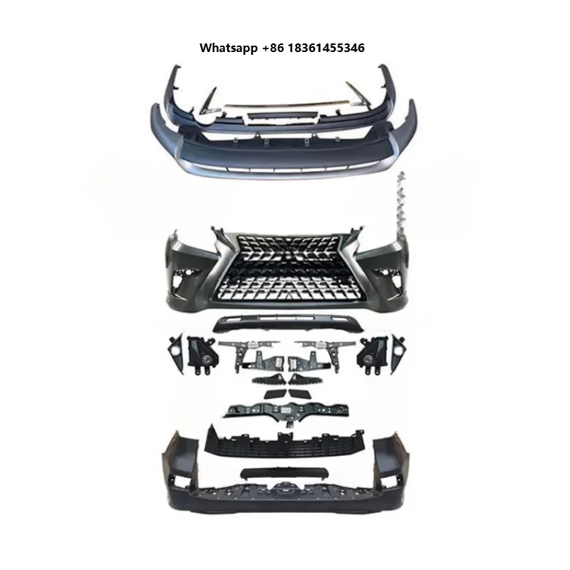For Bumpers Grille Body Kits GX400 GX460 2010-2015 High Quality Upgrade F-sport Body Kit,
