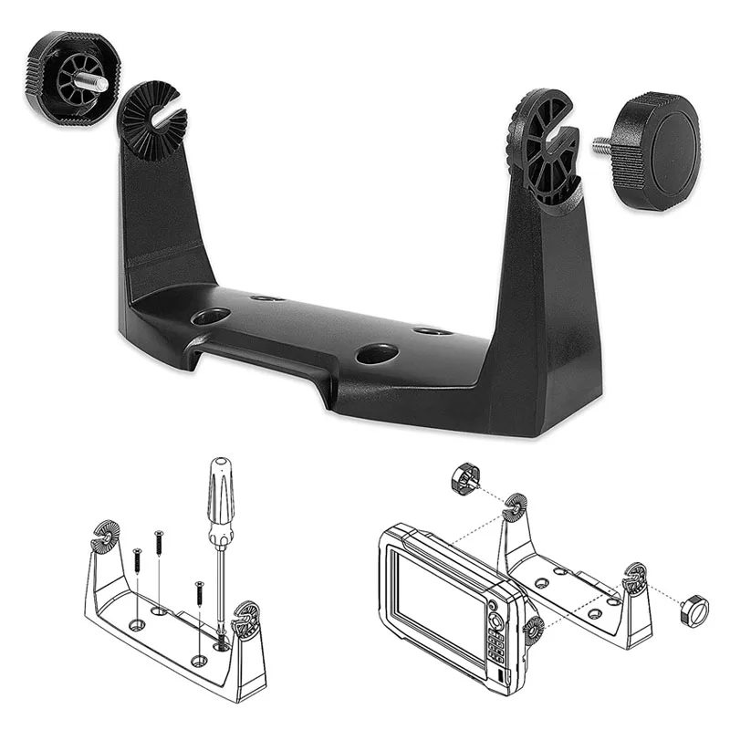 

000-11019-001 Gimbal Mounting Bracket with Knobs ​for HDS-7 Gen2 Gen3 Hook-7 Elite-7 Touchscreen Models - Black