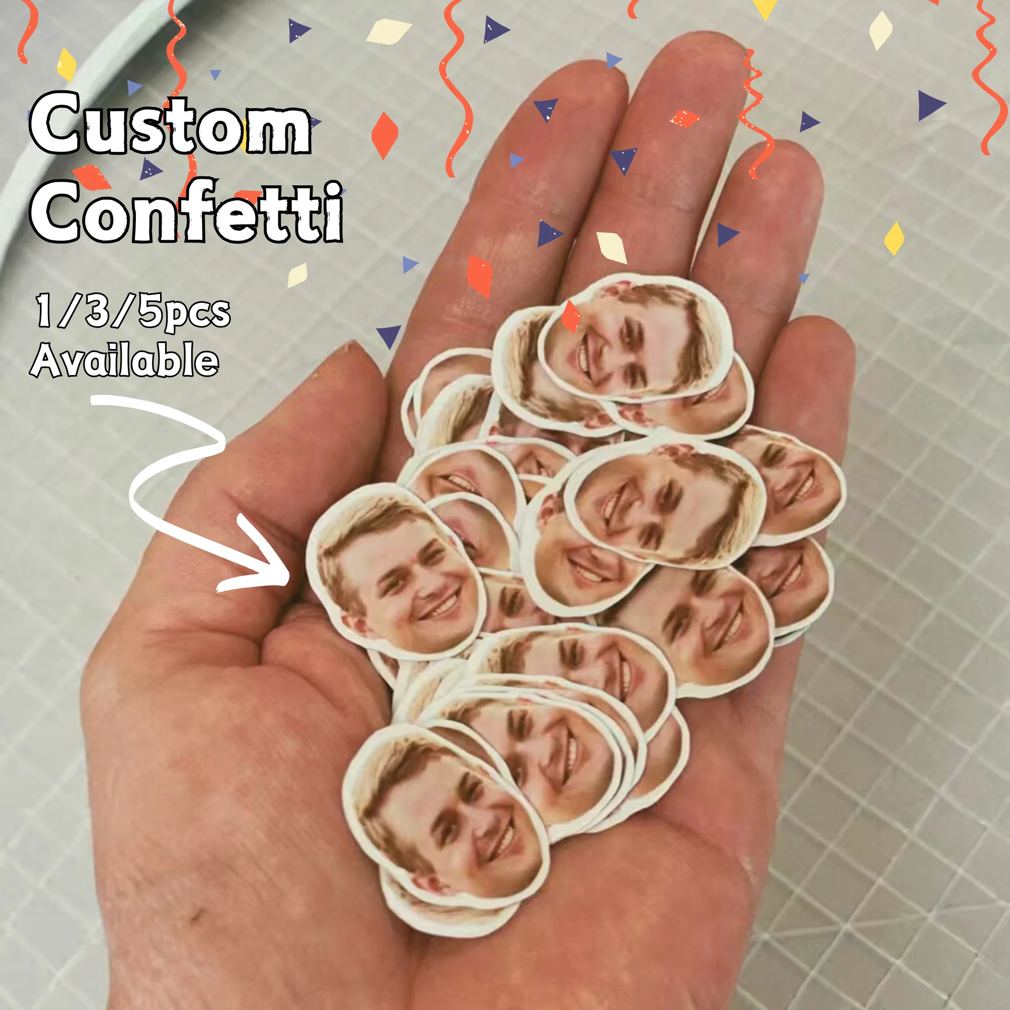 قصاصات الوجه. تتوفر خيارات متعددة بلمسة نهائية لامعة