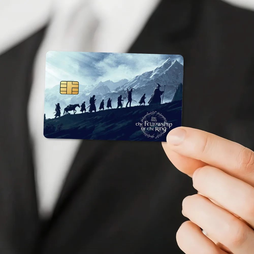 ملصق بطاقة L-Lord of the R-Rings مزخرف صغير مقاوم للماء مكون من 4 قطع مضاد للخدش