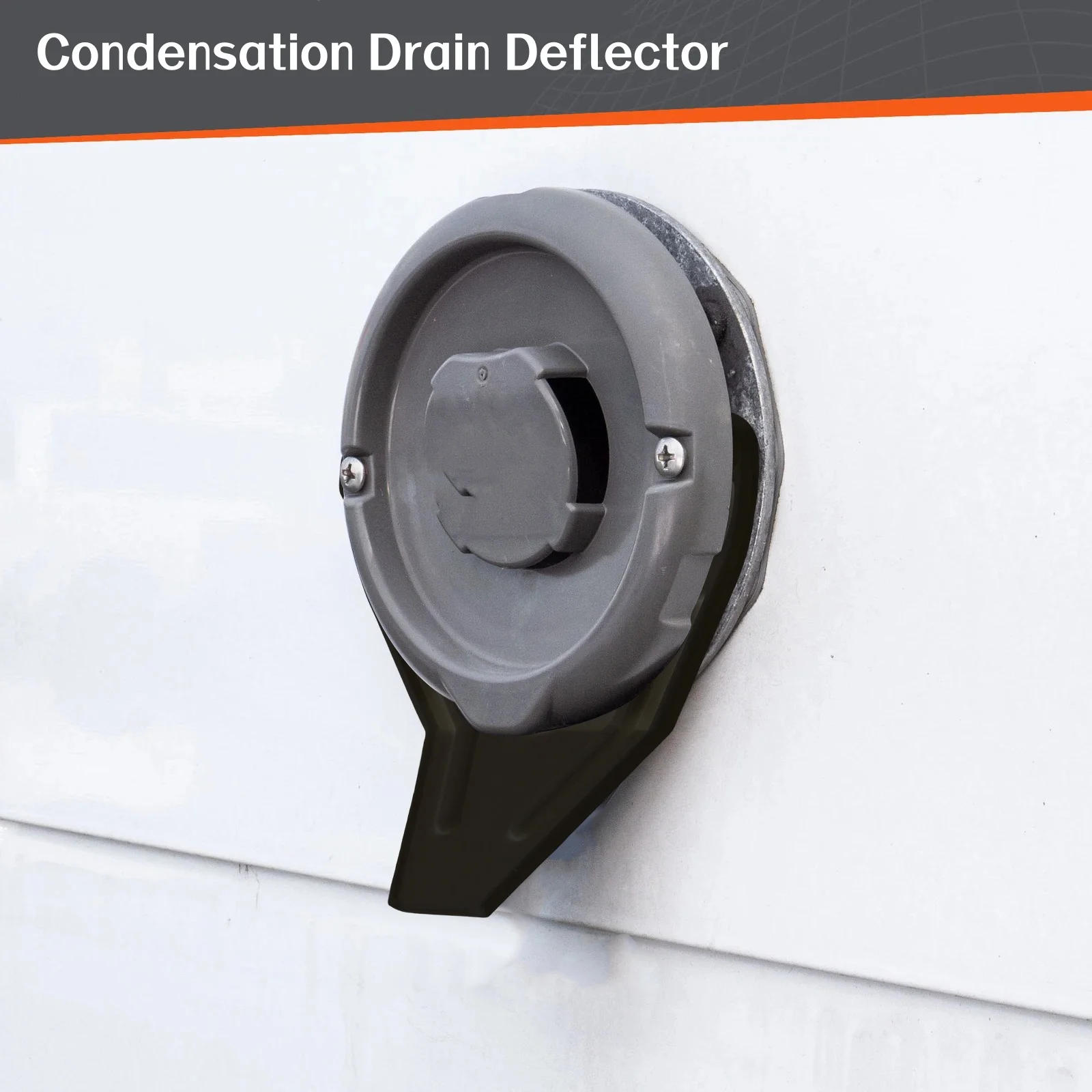 

For Truma & ALDE Stove Condensation Drain Deflector Durable Plastic External Condensate Water Drain Caravan Motorhome Protecter