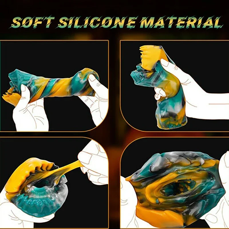 Regalo de Navidad Juguetes sexuales texturizados de silicona para hombres Venta al por mayor Juguete sexual de fantasía Taza de masturbación de mano Garganta profunda Dientes suaves