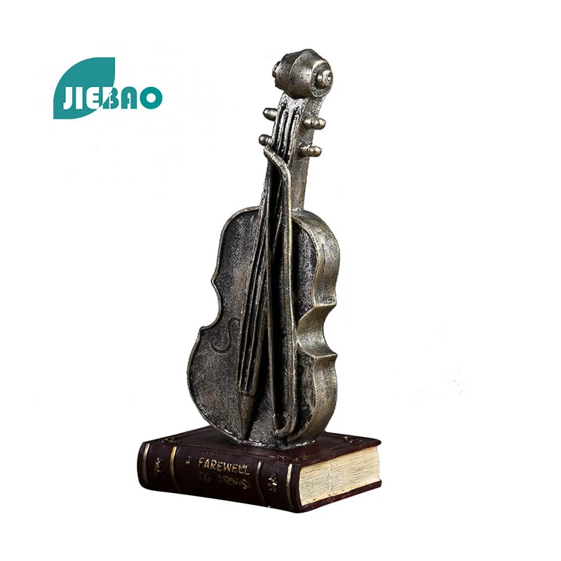 

violin Resin Statue Nordic Abstract Ornaments For Figurines Interior Sculpture Room Home Decor