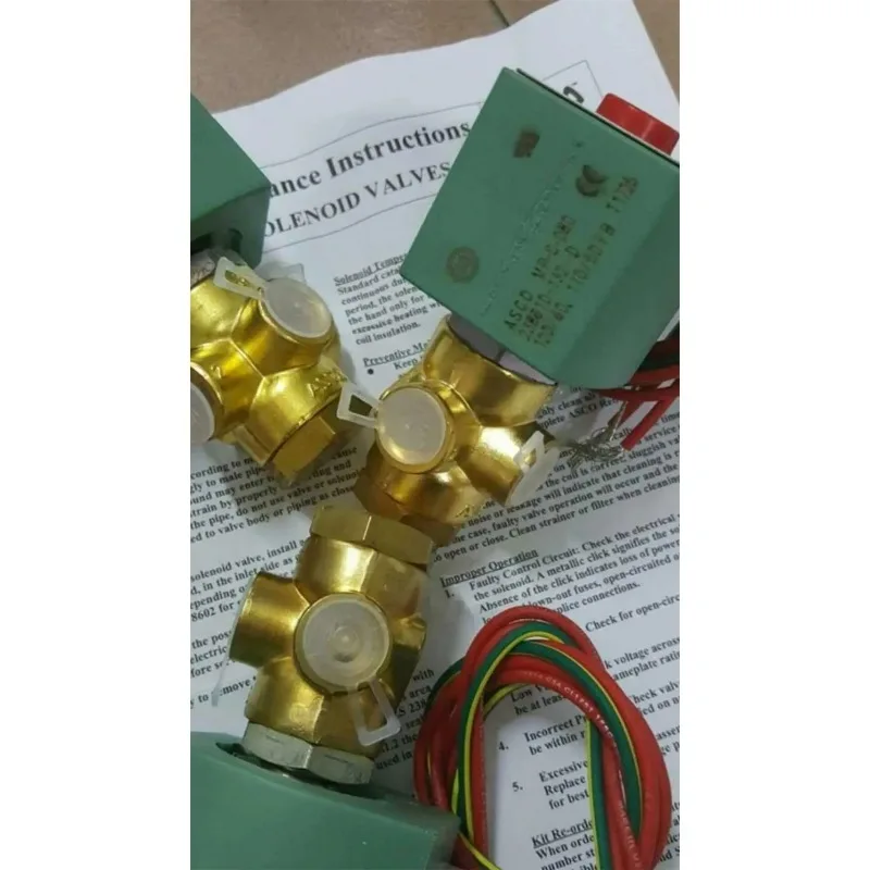 American compressor ASCO loading and unloading solenoid valve 250038-666/250038-755 110V