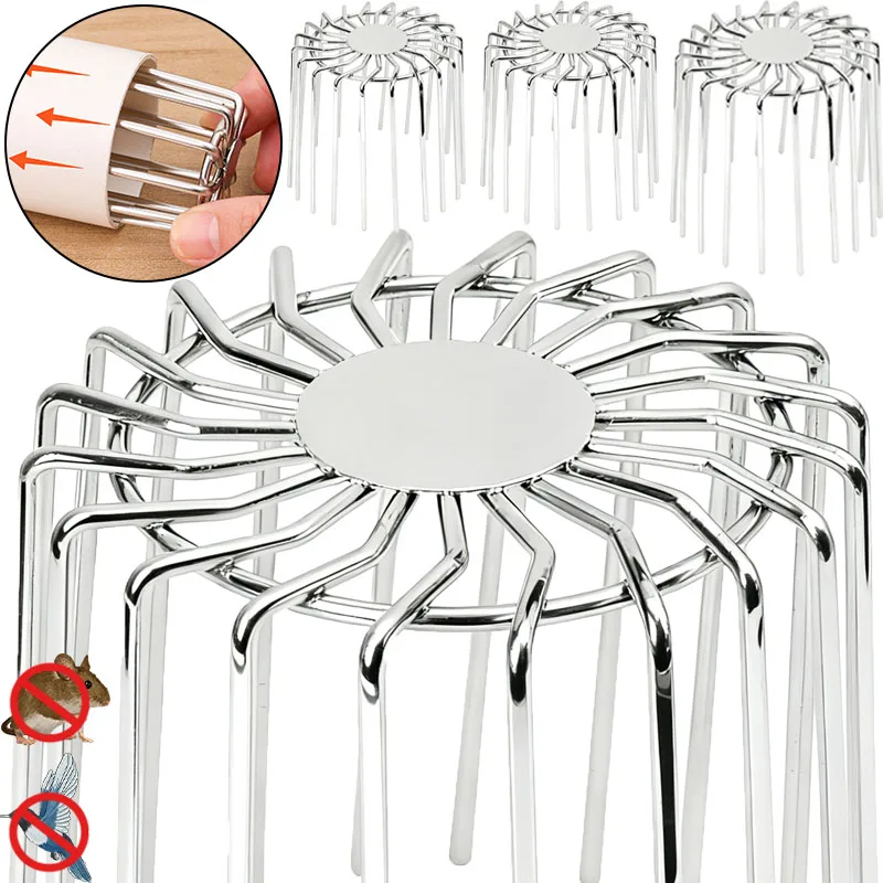 

Floor Drain Guard Stainless Gutter Guard Mesh Cover Drainage Clog Prevent Birds Mice Prevention Drainage Pipe Network 3 Sizes