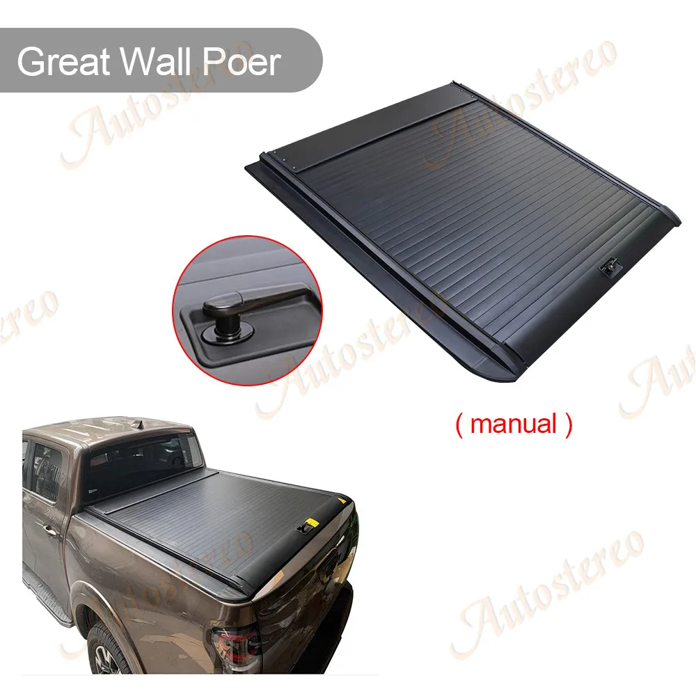 Pickup Rear Tail Cover For Great Wall Poer Car Tailgate Waterproof Truck Electric shutter Accessories Tonneau Cover Rear Bucket