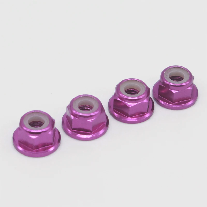 HSP 102049 122049 Nylon Nut M4 02055 1/10 Upgrade Parts For 94102 94122 94123 94111 94108 94177 94106 94107 94188 94166