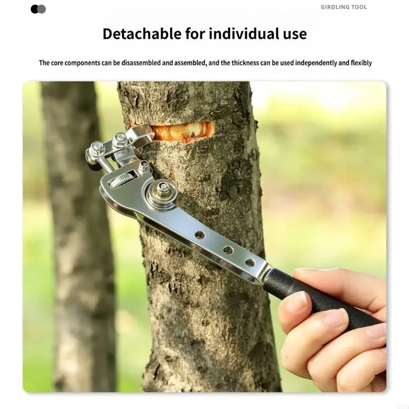 

Ergonomic Fruit Tree Girdling Shears With Wide Opening Design And Smooth Operation High Leverages Woofs Stripping Pliers M4YD