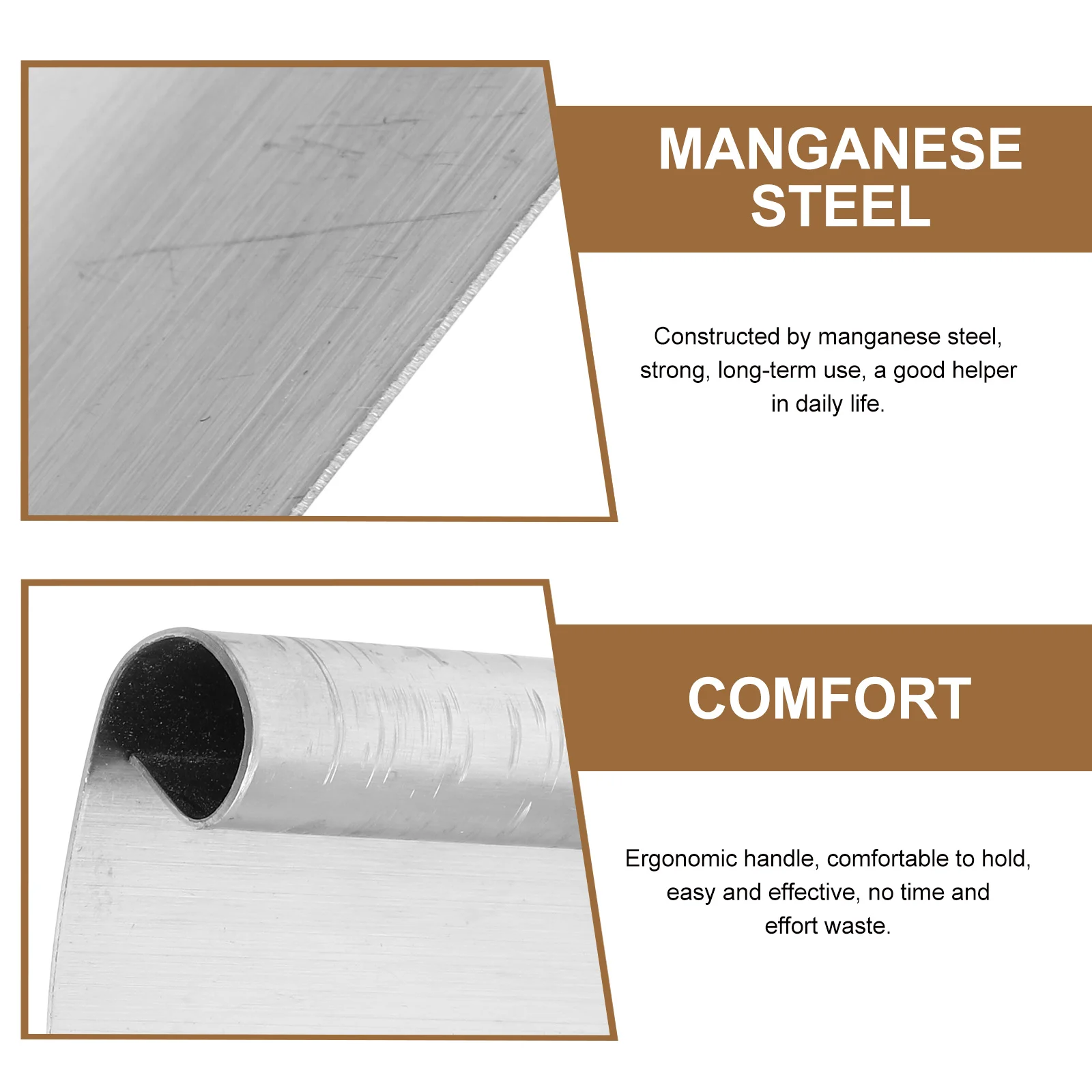 

2pcs Stainless Steel Pig Scraper Manganese Steel Durable Animal Hair Shaver For Kitchen Butcher Farm Use Manual Pig Hair Remover