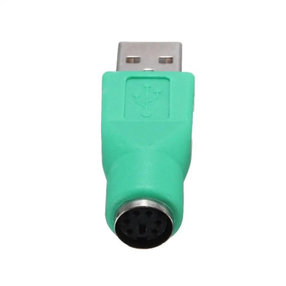 Cool Green USB Male to PS2 Female Convertor Adapter for Keyboard Mouse