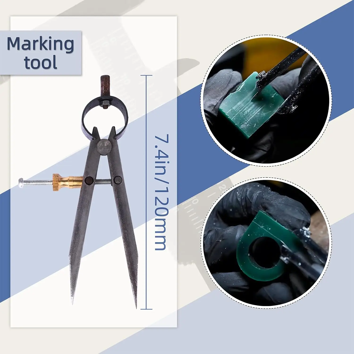 PHYHOO Complete Wax Ring Making Kit Carving Tools Tube Molds Ring Saw Blades Sizer and Jewelry Casting Supplies - view 4