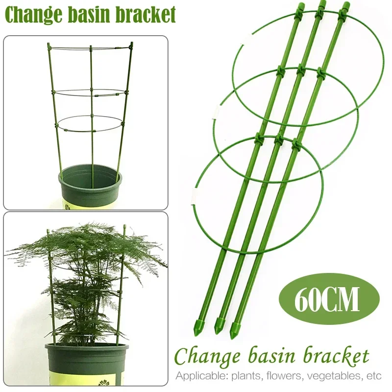 Durable Creative Vine Climbing Rack 60cm Flower Decorative Gardening Tools Vegetables Plant Trellis Plant Support Frame Plant