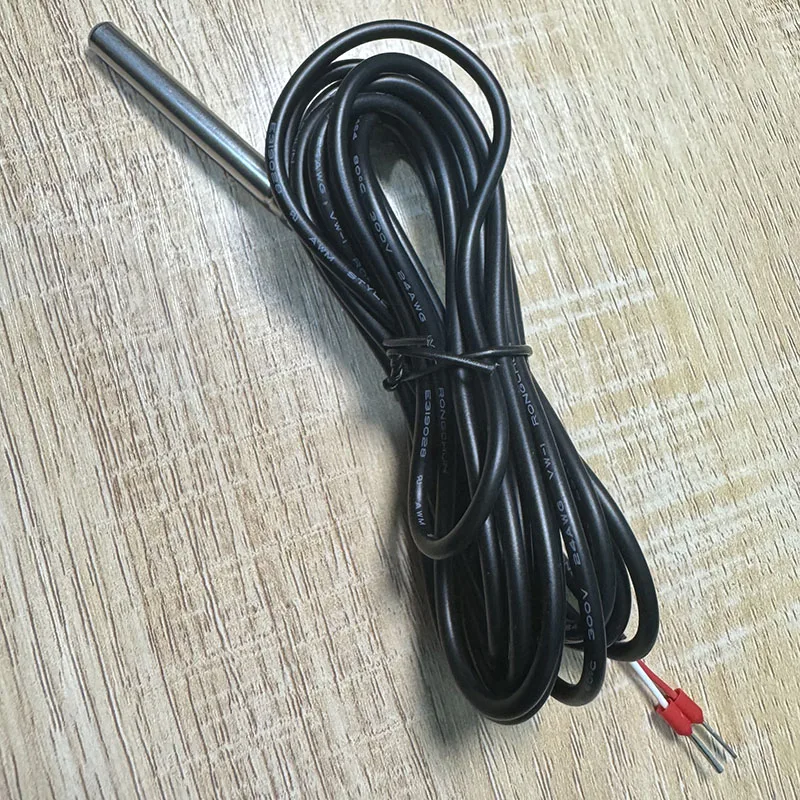 1pcs Waterproof RTD PT1000 CLASS B Stainless Steel Temperature Sensor With 3m 5m PVC Sheathed Cable