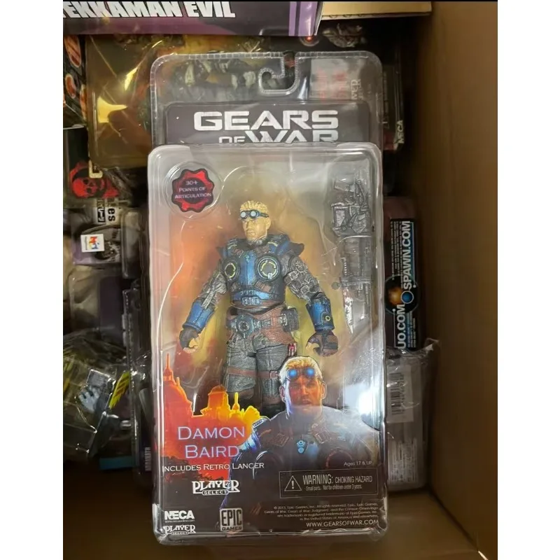 شخصية جندي جيرس أوف وور سيريز RAAM General Orc، عنصر عتيق مع ختم، شخصيات الحركة ألعاب الأطفال هدايا عيد الميلاد