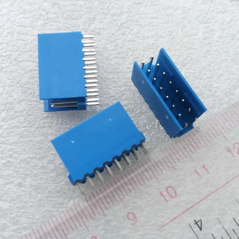 HE14 Series connector pin holder 2X8 16PIN 180 degree replaces 281739-8