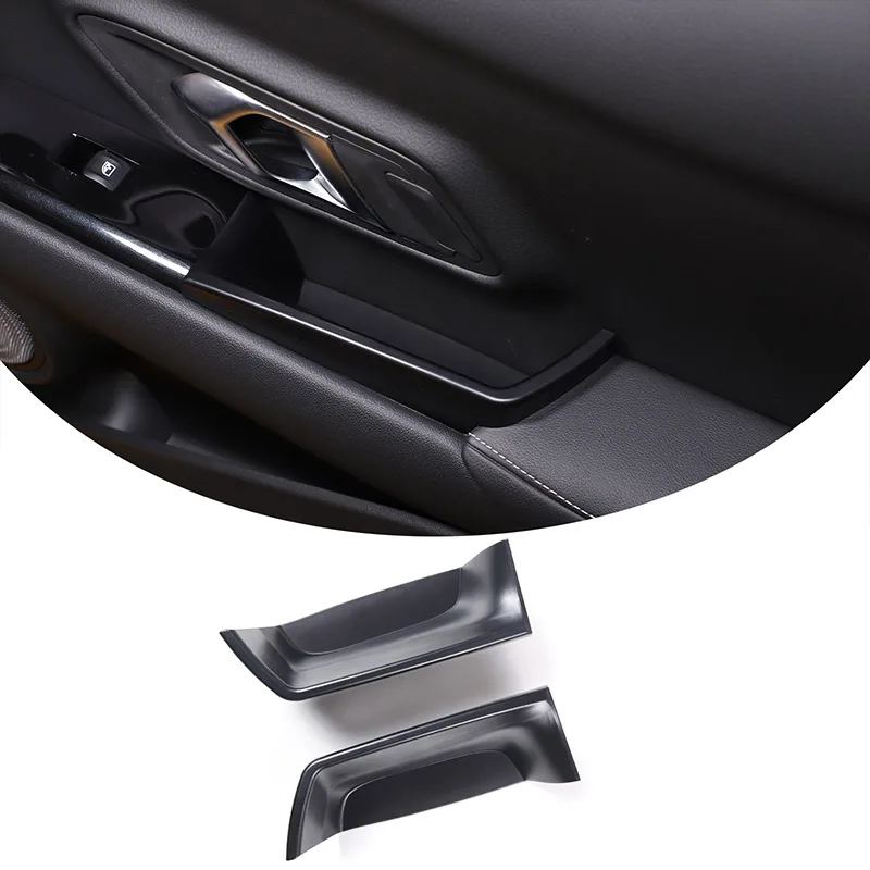 

For Toyota Supra GR A90 A91 2019-2025 ABS Black Car Door Handle Storage Box Car Interior Accessories