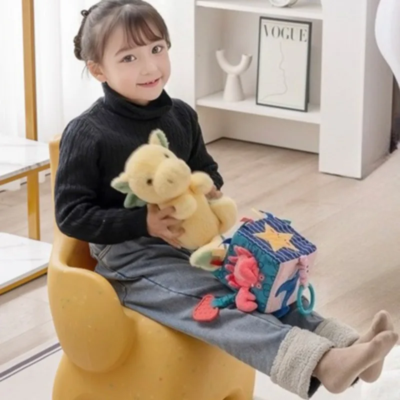 Children Low Small Living Room Stools Elephant Shape Cartoon Colorful Bedroom Ottoman Creative Modern Kids Home Furniture