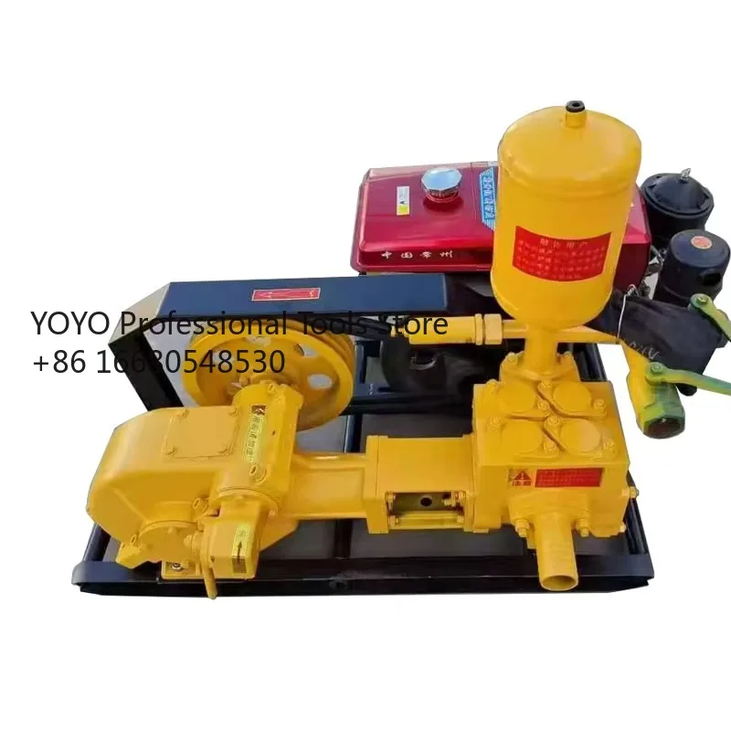 q3sBW 160 Horizontal Single-Cylinder Double-Acting Reciproing Piston Mud Pump for Water Well and Geological Exploration