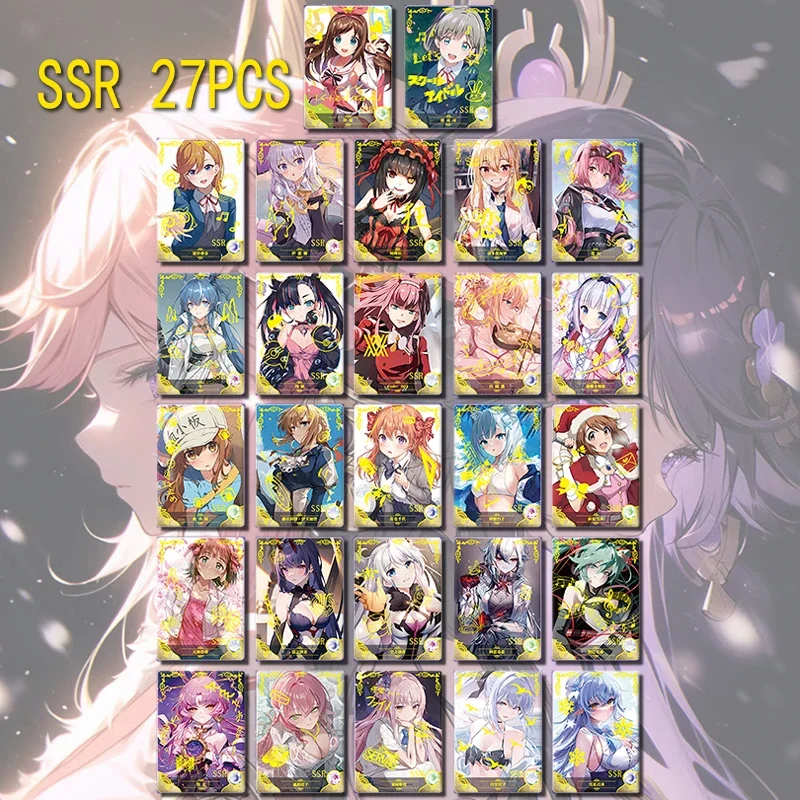 อะนิเมะ Gotde Story 5M08 SSR XR ZR การ์ด Yor Forger Yelan Hoshino Ai Yae Miko Kitagawa Marin คอลเลกชันเกมของขวัญวันเกิด