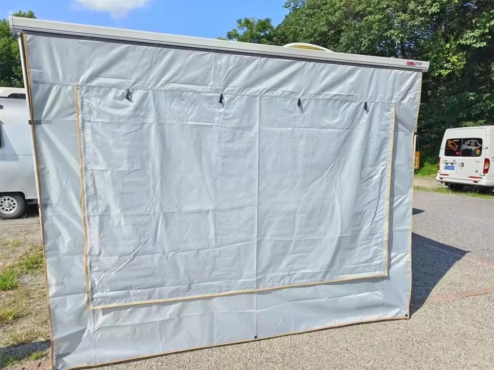 

Outdoor Car Side Slide Awning Retractable Car Side Awning RV Expansion Side Canopy Oxford Fabric