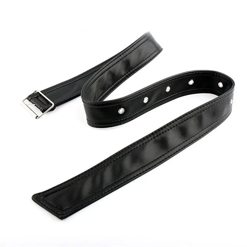 652F النساء خندق معطف حزام حزام PU لمعطف خندق الرجال معطف حزام الخصر #4