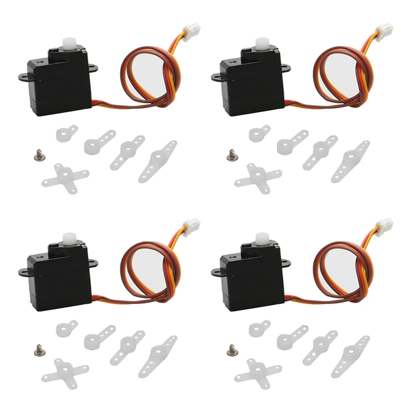 4PCS 2g Digital Nano Servo DIY Mini Fixed Wing Lenkgetriebe 90 Grad JST 1,0mm 1,25mm Dupont für RC Flugzeug Drone DIY Teile