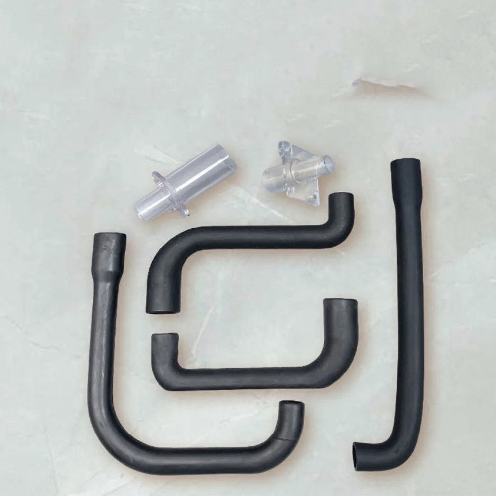 Bomba de ar condicionado no teto, tubo preto, mangueira de borracha, adaptador de tubo de drenagem, junta para peças de ar condicionado de teto midea