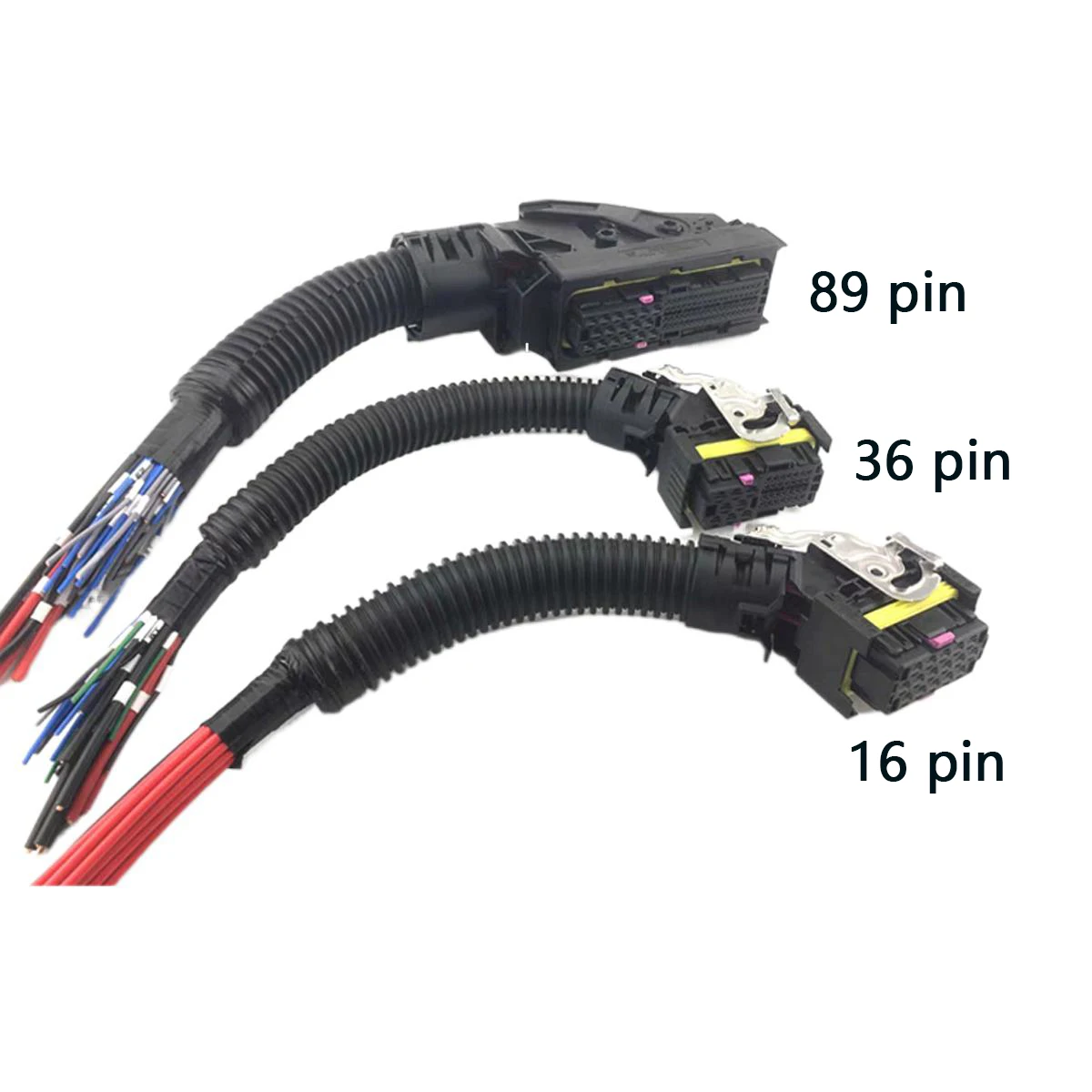 16 Pin 36 Way 3 types EDC7 Common Rail Connector PC Computer Board ECU Plug Wire Harness For Cummins CM800 Bosch