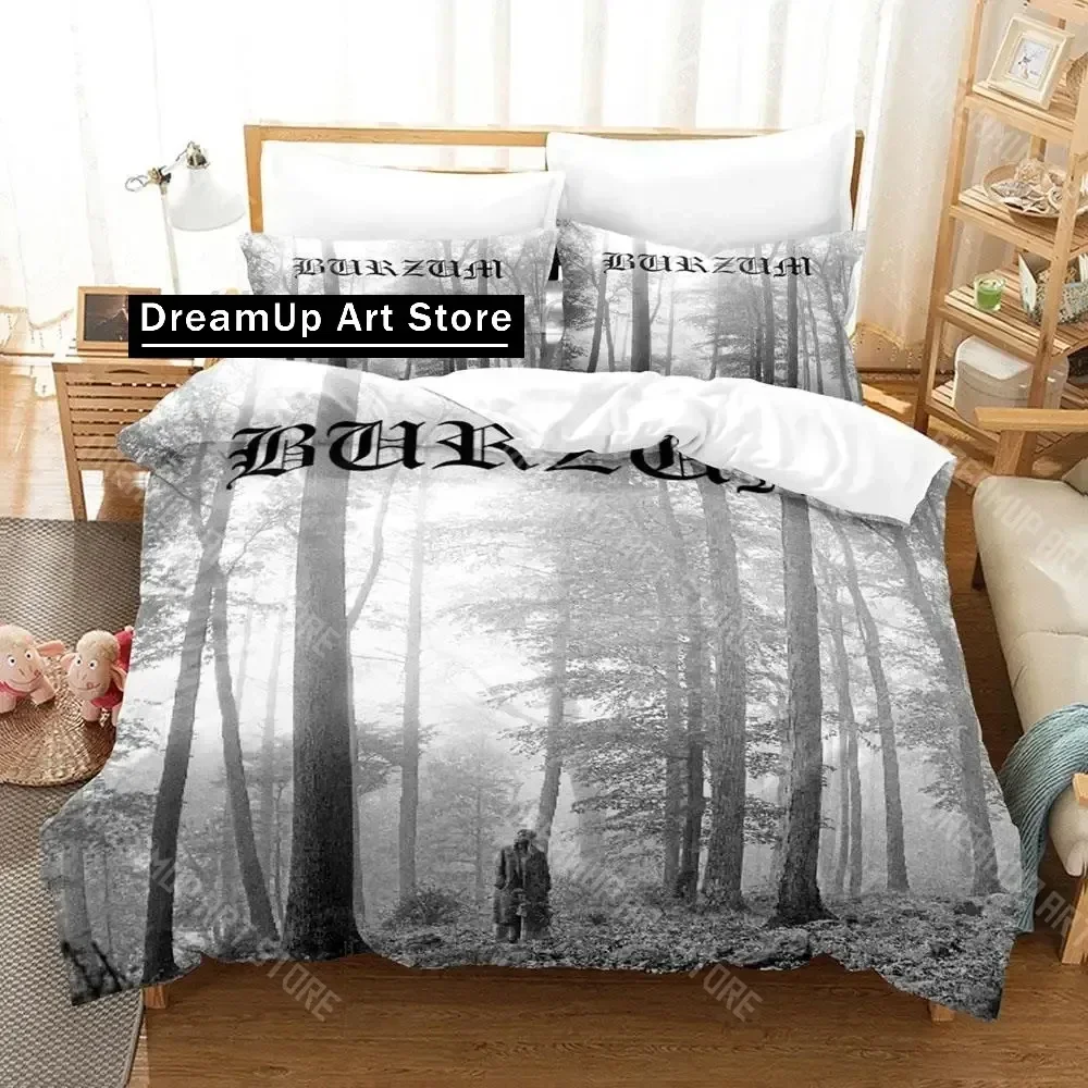 2026 3D Print Burzum Bedding Set Single Twin Full Queen King Size Bed Set Aldult Kid Bedroom Duvetcover Sets 3D Hip Hop Bed Shee