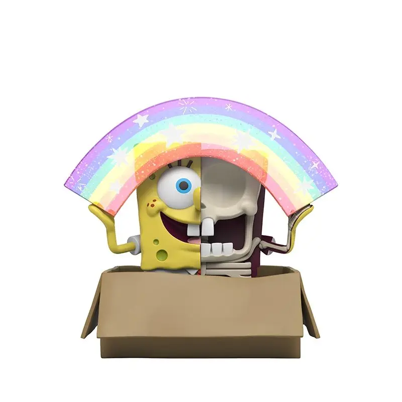 Original  Mighty Jaxx Jason Freeny SpongeBobs 3rd Generation Action Figure Blind Box Tide Play Model Ornament Kids Adult Toy